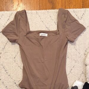 Babaton Light Espresso Bodysuit
